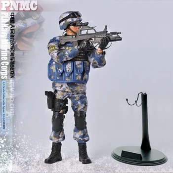 1/6 Ölçekli Asker oyuncak seti 30CM PLA Donanma Deniz Piyadeleri Oyuncak Asker Aksiyon Figürü Ordu Erkekler Modeli Playset noel hediyesi İçin erkek