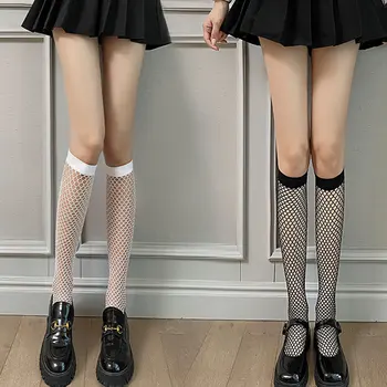 1 Çift Kızlar İnce Uyluk Yüksek Çorap Kadın Uzun Çizme Çorap Nefes Diz Çorap Üzerinde Rahat Dans Yüksek Çorap