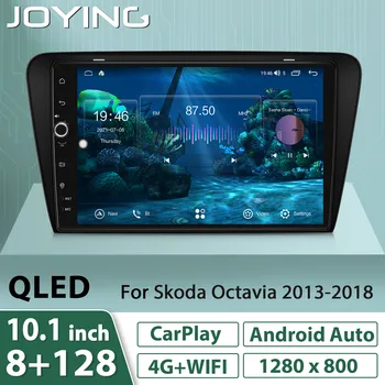 10.1 İnç Android 10.0 Araba Radyo Video Ses Sistemi Kafa Ünitesi Skoda Octavia3 3 A7 2013-2018 Kablosuz Carplay Tak ve Çalıştır
