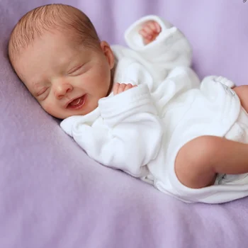 11 inç Boyasız Mini Yeniden Doğmuş Bebek Kiti Salia İmza Bitmemiş Bebek Parçaları Vücut