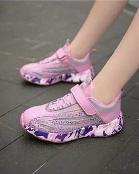 2012 Çocuk koşu ayakkabıları Kız Sneakers Erkek sneaker Çocuk Yaz Eğitmenler Çocuklar Pembe Ayakkabı Çocuk spor ayakkabı