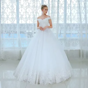 2023 seksi backless bayanlar balo elbise düğün elbisesi kolsuz ön dantel gelin elbise prenses düğün elbisesi V Yaka Bir çizgi
