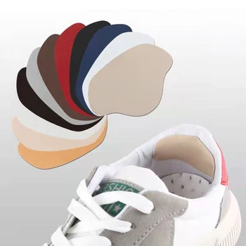 4 adet / takım Görünmez Topuk Çıkartmalar Spor Koşu Ayakkabı Tabanlık Topuk Astarı Mikrofiber Bez Sapları Koruyucu Yama Boyutunu Ayarlamak