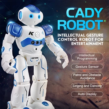 Akıllı Erken Eğitim Robot Kızılötesi Sensör Şarkı Dans RoboCop Uzaktan Kumanda Elektrikli Oyuncaklar çocuk Doğum Günü Hediyeleri