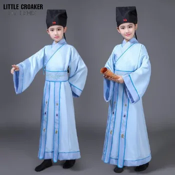 Anime Ya Çocuk Kongming Cosplay Çocuklar Çin Antik Giyim Parti Kıyafetleri Çocuk Karnaval Üniforma Erkek Cadılar Bayramı Kostümleri