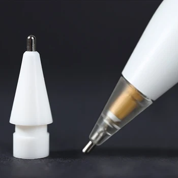 Apple Kalem için 1/2 Nesil Dokunmatik Ekran Stylus Kalem İpuçları Temizle Güçlendirme Beyaz Yedek Ucu