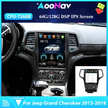 araba radyo multimedya oynatıcı jeep grand cherokee 2013-2018 için android otomatik stereo alıcısı video oynatıcı gps navigasyon başkanı ünitesi