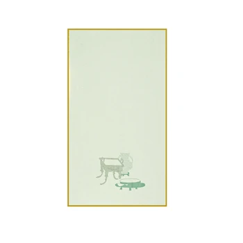 Batik Pirinç Kağıt Kartı Kaligrafi Kartı Yarım Olgun Xuan Kağıt Kartları Çin Kaligrafi Suluboya Resim Montaj Kağıt Kartları