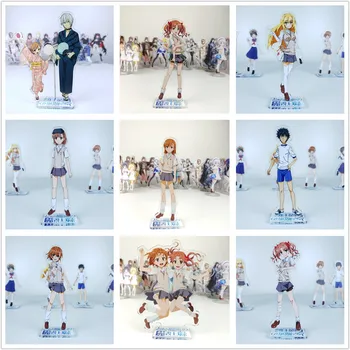 Belli Bir Bilimsel Railgun Misaka Mikoto eylem figura Anime Belli Bir Büyülü Endeksi akrilik bebekler şekil oyuncak 15 cm