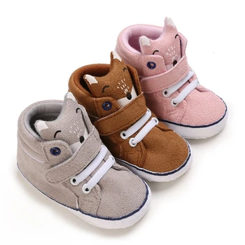 Bobora Sonbahar Bahar Bebek Ayakkabı Bebek Yumuşak Taban Kaymaz ayakkabı Erkek Kız İlk Yürüyüşe Rahat Prewalker Beşik Ayakkabı 0-18M