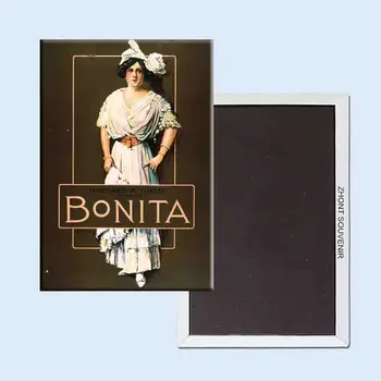 Bonita Otis Litografi Co 24127 Retro nostaljik buzdolabı mıknatısları