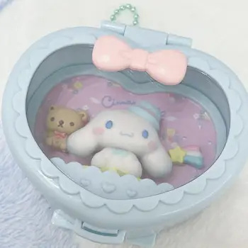 Cinnamoroll Sanrio Peluş sevimli bebek Döşeme Değişim Sahne Kolye Charm Süs Kawaii Anime peluş oyuncak Kızlar için doğum günü hediyesi