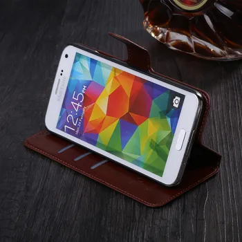 Coque Flip Case Huawei Honor 7 Için Lüks PU Deri Cüzdan Telefon Kılıfı Kılıfı Cilt KickStand Tasarım + Kart Tutucu Arka Kapak