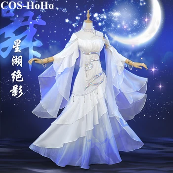 COS - HoHo Anime Doula Kıta Soul Land XiaoWu XingHuJueYing Oyun Takım Elbise Zarif Elbise Üniforma Cosplay Kostüm Rol Oynamak Kıyafet
