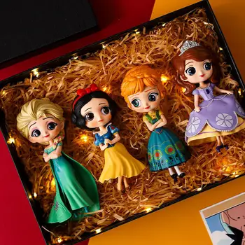 Disney Kar Beyaz Ariel Aurora Dondurulmuş Anime Anime modeli Dekorasyon trend modeli bebek el yapımı oyuncaklar Erkek kız çocuk hediye