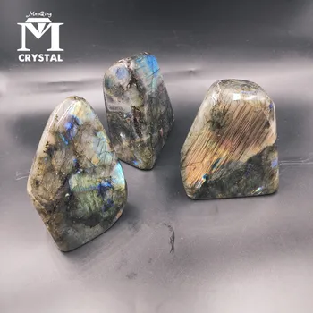Doğal kristal taş Labradorit Figürler ve Minyatürleri Aytaşı Sunstone Kehanet manevi meditasyon ev dekorasyon