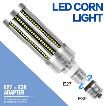 E27 LED mısır ışık E39 lamba 110V ampul yüksek Güç Bombilla 220V Lampara 80W 100W 120W garaj ışığı depo atölye aydınlatma