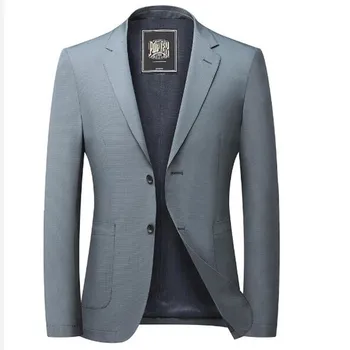 Erkek Blazer İngiliz Şık Erkek Blazer Takım Elbise Ceket Iş Rahat Blazer Erkekler Için Düzenli Abrigo Hombre