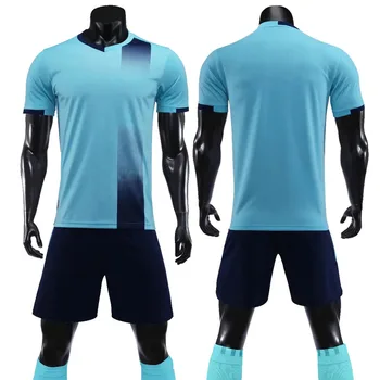 Futbol giyim takım elbise yetişkin yaz eğitim takım elbise kısa kollu Çocuk çocuk futbolu Kitleri özel forması futbol takımı üniformaları