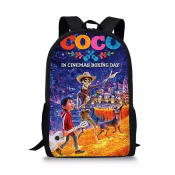 HaoYun çocuk Sırt Çantası COCO Müzik Kafatası Desen Öğrencileri Okul Çantaları Renkli Tasarım Kitap Çantaları Mochila kadın Seyahat Çantaları