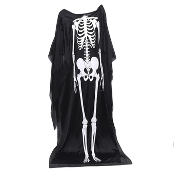 Hayalet İskelet Kostüm Korkunç Cadılar Bayramı Kostümleri Çocuklar İçin Elbise Korku Vampir Zombi Kafatası Çocuk Elbise Şeytan Cadılar Bayramı Elbise