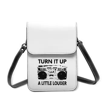 Hip Hop omuzdan askili çanta Alışveriş Öğrenci Cep Telefonu Çantası Hediye Şık Deri Çanta