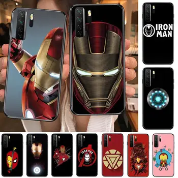 Huawei Nova 6. 7. 8 SE İçin Marvel Iron Man Siyah Yumuşak Kapak Pooh'E 7i 5i 5Z 5 4 3 3i 4E 3E 501 Pro Telefonu kılıfı kılıfları