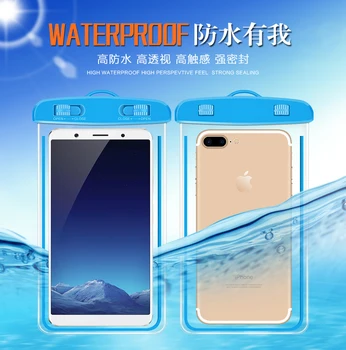 Huawei nova için 5i Pro yüzme cep telefonu kılıfı P30 pro dokunmatik ekran keyfini 9S fotoğraf 9 artı su geçirmez çanta mate20pro dalış seti