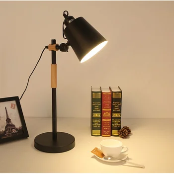 Iskandinav Led şarj edilebilir Usb masa lambası Ayarlanabilir ışık Led Aydınlatmalı Göz Koruması yatak odası için lamba Dekorasyon Ev Tasarımı