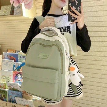 JOYPESSIE Su Geçirmez Moda genç kızlar için sırt çantası Bookbag Yüksek Okul Sırt Çantası Seyahat Kadın Laptop Mochila Kolej Çantası