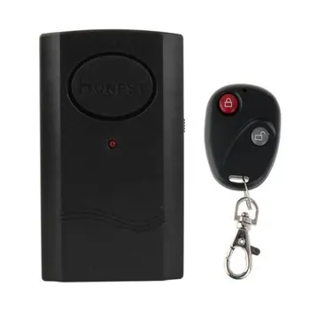 Kablosuz titreşimli alarm Ev Güvenlik Motosiklet Araba Kapı Pencere Anti-Hırsızlık Hırsız dedektör sensörü 120dB Uzaktan Kumanda
