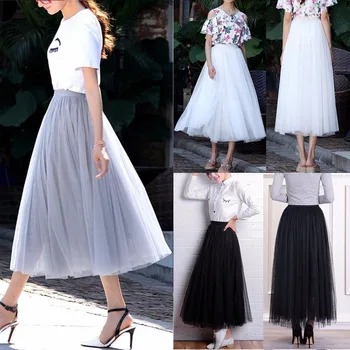Kadın Kızlar Prenses Bale Tül Tutu Etek Düğün Balo Rockabilly Mini Elbise Kombinezon kısa kayma elbise etek elbise