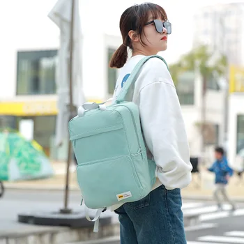 Kadınlar için süper hafif katlanabilir moda sırt çantası, erkek büyük kapasiteli iş çantaları, rahat omuz çantaları, okul çantaları