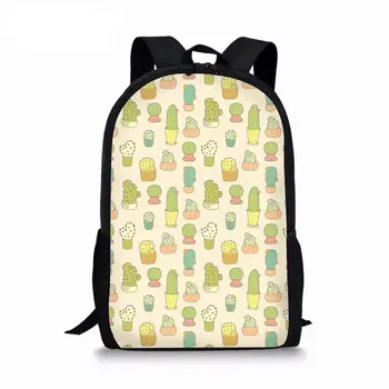 Kaktüs Sevimli Çocuk Kitap Çantaları okul sırt çantası Çocuklar için Bitki Tasarım Anaokulu Okul Sırt Çantaları Setleri mochila