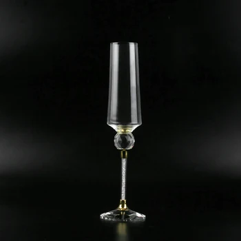 Kişiselleştirilmiş Gözlük Düğün Kristal Top Düğün şampanya bardakları Parti Şarap Züccaciye İçme İçin Moda Ev Mobilyası
