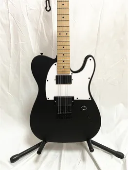 Klasik siyah mat imza elektro gitar kilit düğmesi kapalı pikap ücretsiz kargo