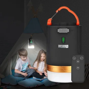 LED kamp ışık USB şarj led taşınabilir fener LED çadır ışığı için güçlü telefon çalışma acil mıknatıs asılı