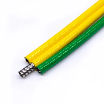 Metal hortum yalıtımlı tel Fiber lazer zırhlı darbe yüksek güç diş koruyucu tüp Sarı yeşil
