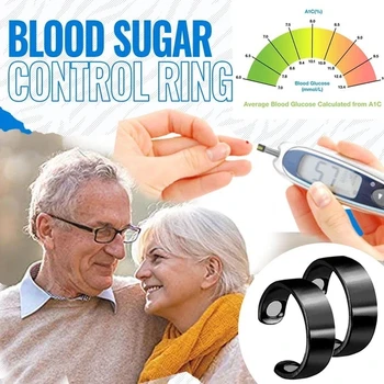 Moda Kan Şekeri Kontrol Halkası Diyabet Monitör Sağlıklı kan şekeri ölçücü Dropshipping