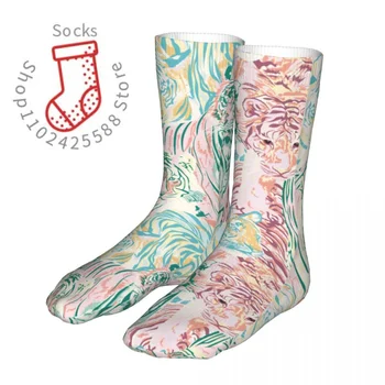 Moda Çorap Erkek Erkek Kadın Rahat Vahşi Hayvan Tarzı Kaplan Çorap Yüksek Kaliteli Çorap Dört mevsim evrensel