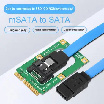 mSATA SATA Dönüştürücü Kartı Mini SATA 7-Pin SATA Uzatma Adaptörü Tam yüksek Yarım boy 2.5