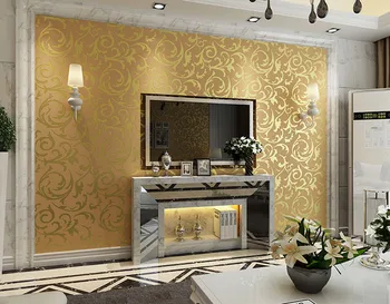 Oturma odası için Yüksek Kalite 3D Lüks Avrupa Modern Yaprak duvar Kağıdı Toptan Olmayan dokuma Papel Parede duvar kağıtları 