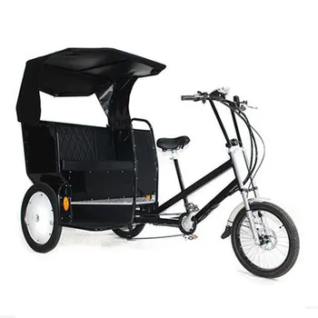 Pedalı veya Elektrikli Çekçek Kargo Bisiklet Üç Tekerlekli Elektrikli Üç Tekerlekli Bisiklet Turist Yolcu Pedicab Damla Nakliye