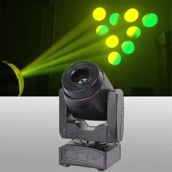 Profesyonel 60W Spot LED hareketli kafa ışık 3 Yüz Prizma Spot ışığı Rotasyon Gobo Fonksiyonu DJ disko parti sahne aydınlatma