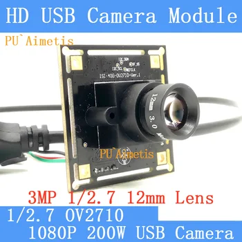 PU'AİMETİS HD Gözetim kamera 1080 P Full HD MJPEG 30fps Yüksek Hızlı 2MP OV2710 Mini CCTV Android Linux USB Kamera Modülü