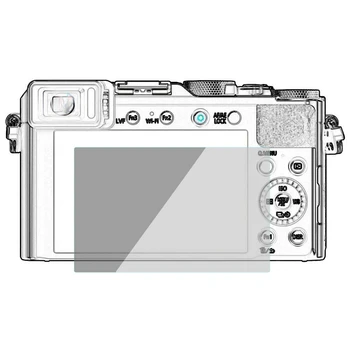 PULUZ Kamera Aksesuarları 2.5 D Kavisli Kenar 9 H Yüzey Sertlik Kamera Temperli Cam Ekran Koruyucu için Panasonic DMC-LX100