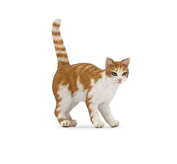pvc şekil Bebek modeli turuncu kedi