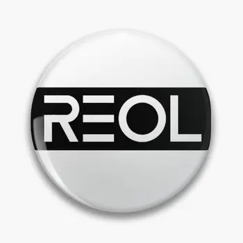 Reol Logo Siyah Özelleştirilebilir Yumuşak Düğme Pin Rozeti Sevgilisi Moda Kadın Şapka Elbise Yaka Dekor Komik Metal Hediye Sevimli Broş