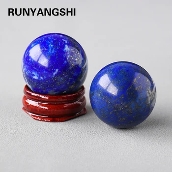 Runyangshi Doğal Kristal Top Enerji Lapis Lazuli Feng Shui Oornaments Kuvars Sihirli Top Oturma Odası Dekorasyon