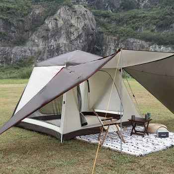 Rüya Bahçe Otomatik Açık Kamp Çadırı Parkı Piknik Güneş Koruma Taşınabilir Kamp Çadırı